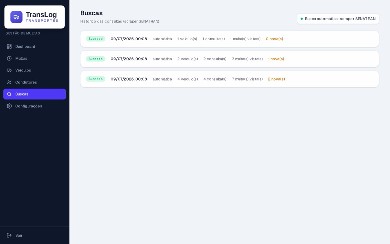 Buscador de Multas